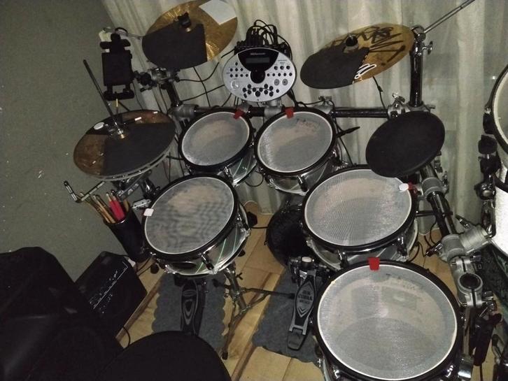 Millenium MPS-600 Elektrisch Drumstel Compleet met Extra's, Muziek en Instrumenten, Drumstellen en Slagwerk, Ophalen of Verzenden