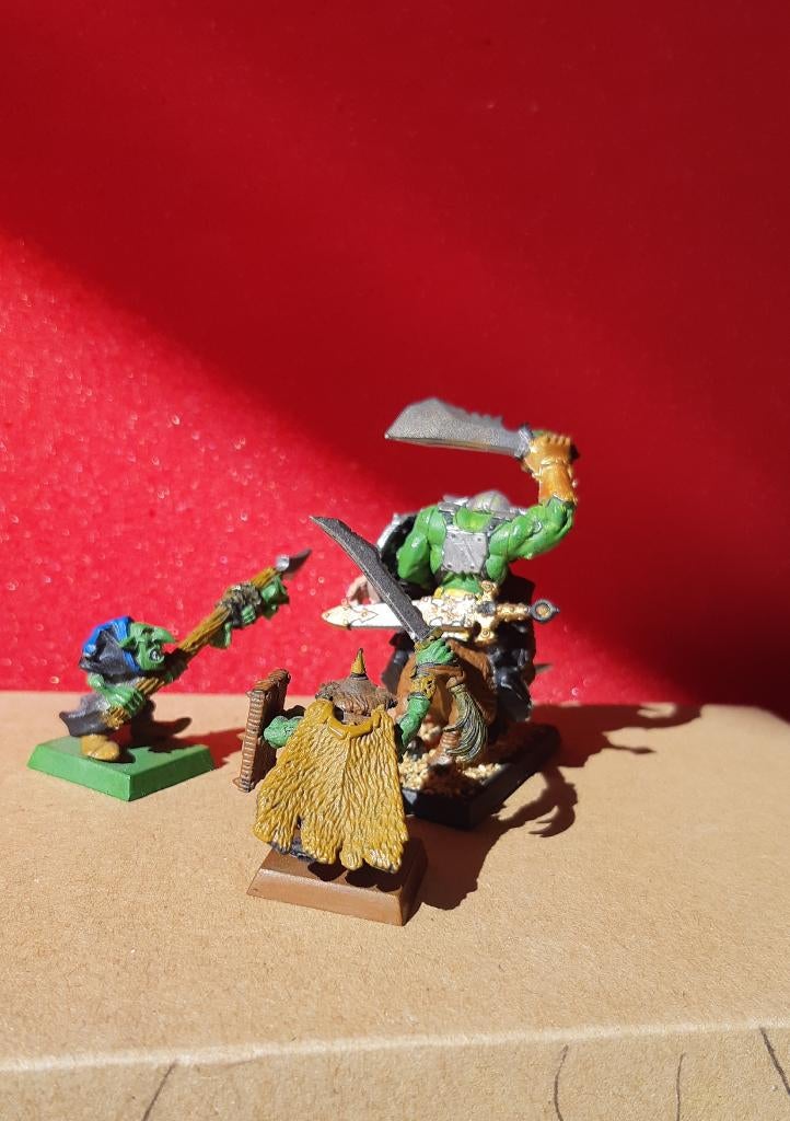 Warhammer Orc & Goblin Tribe Warriors, Hobby en Vrije tijd, Wargaming, Verzenden, Figuurtje(s), Warhammer, Zo goed als nieuw