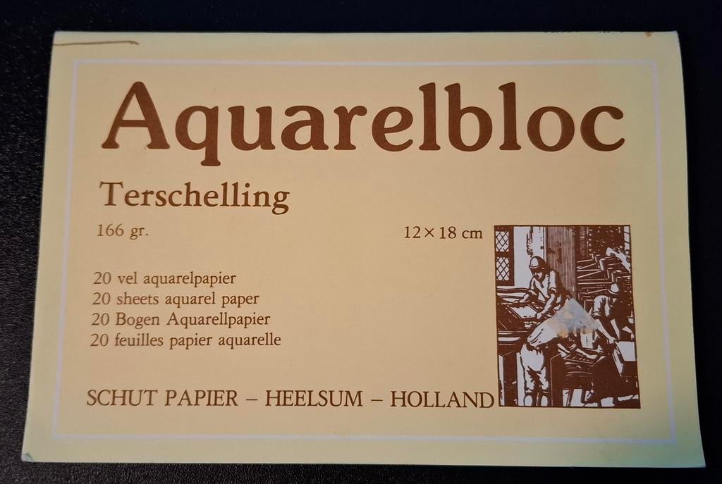Aquarelbloc Terschelling 12x18 cm, 166 gr, Ophalen of Verzenden, Nieuw