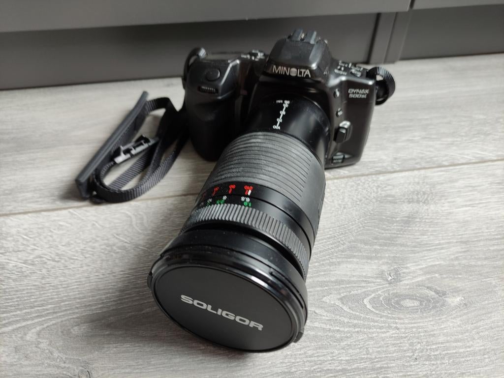 Minolta dynax 500si camera (werkend), Ophalen of Verzenden, Spiegelreflex, Minolta