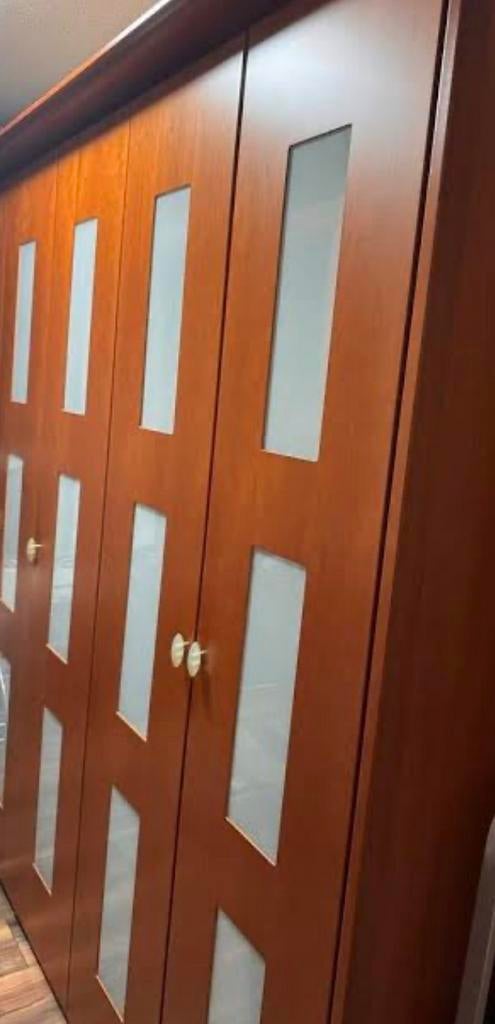 Kledingkast Jan des Bouvrie, Ophalen, Gebruikt, 200 cm of meer, Glas