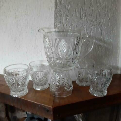 Glazen sapstel  vintage, Ophalen, Minder dan 25 cm, 50 tot 100 cm, Minder dan 100 cm