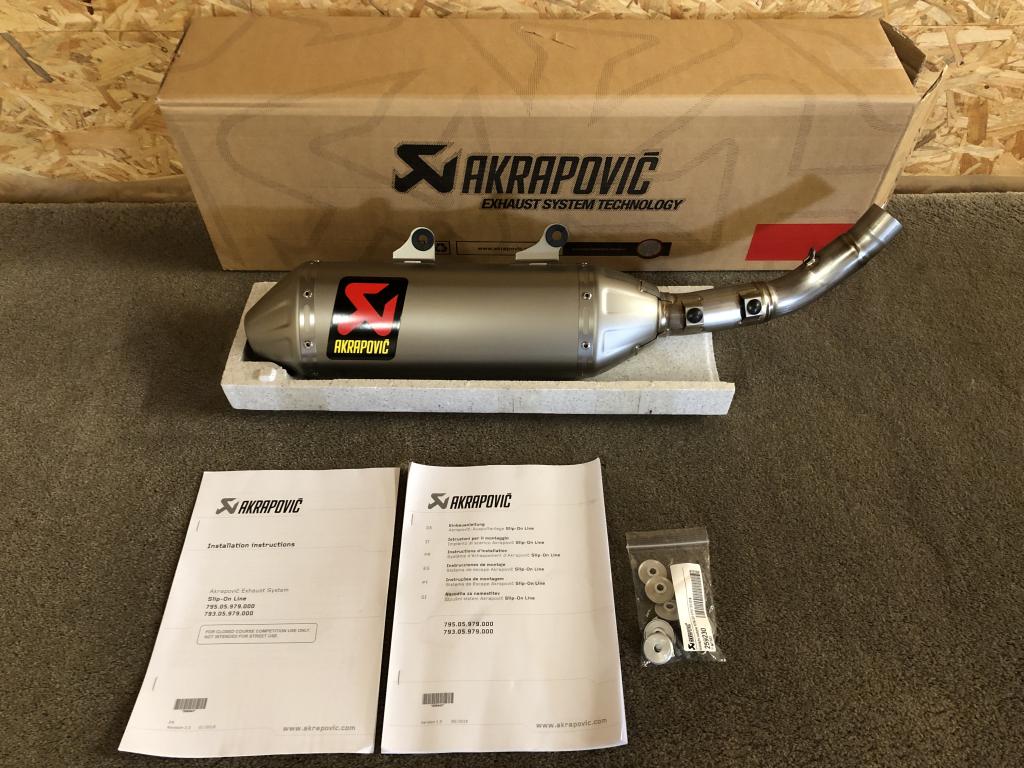 Akrapovic uitlaat KTM 350 SX-F XC-F FC350 FX350 19-22 MC350F, Verzenden, KTM, Stallhofnerstraße 3, Betriebsgebiet Süd, Mattighofen, Oberösterreich, 5230, AT