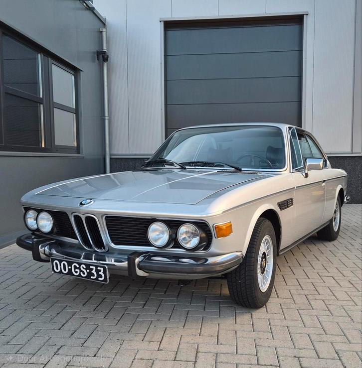 BMW 2500 2.5 CS AUT 1975 Grijs, Auto's, BMW, Particulier, Overige modellen, Elektrische buitenspiegels, Lederen bekleding, Lichtmetalen velgen
