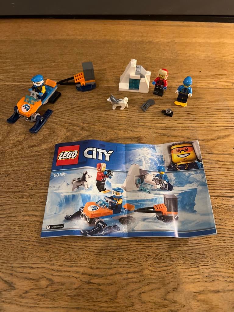 Lego City 60191 Arctisch onderzoeksteam, Kinderen en Baby's, Speelgoed | Duplo en Lego, Ophalen of Verzenden, Gebruikt, Complete set