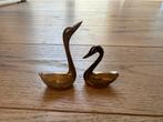 Vintage Messing Zwanen Beeldjes, Ophalen of Verzenden, Huis en Inrichting