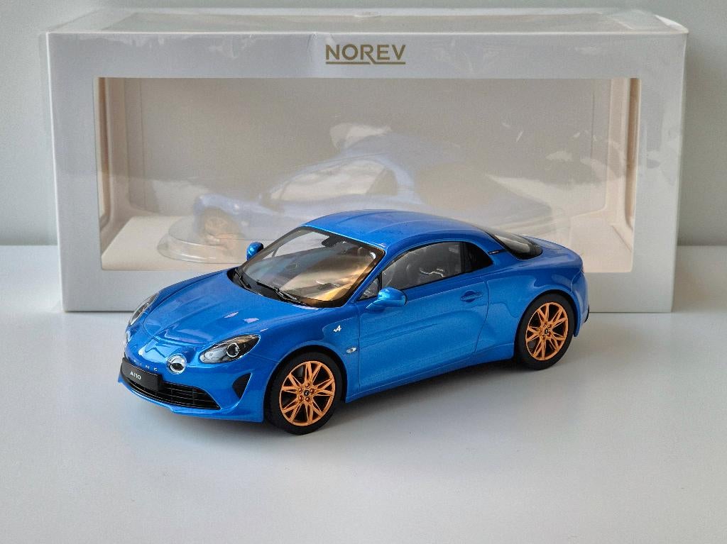 1:18 Norev Alpine A110 Bleu Alpine 2022 Serac velgen, Ophalen of Verzenden, Zo goed als nieuw, Auto, Norev