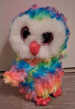 Ty beanie boo uil Owen 16 cm, Ophalen of Verzenden, Zo goed als nieuw, Overige typen