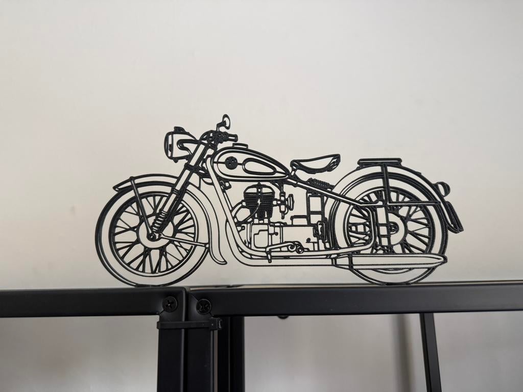 BMW R25/2 1952 motor decoratie, Ophalen of Verzenden, Nieuw