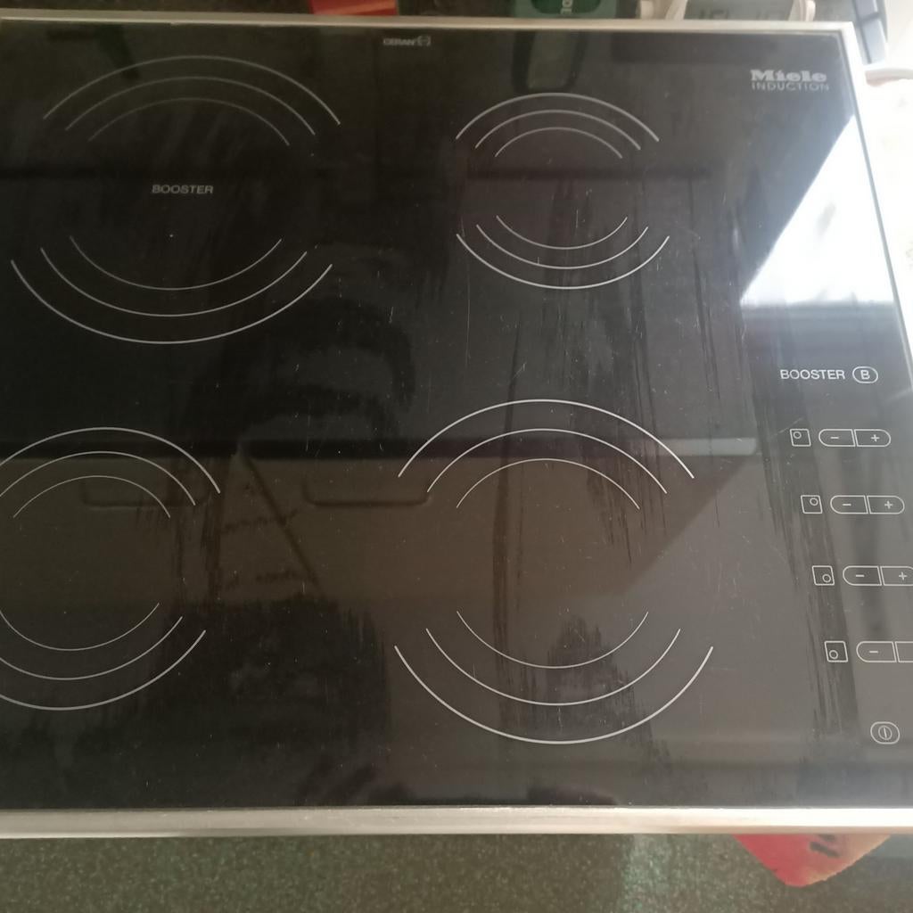 Miele Inductie Kookplaat - Zo goed als nieuw, Witgoed en Apparatuur, Kookplaten, Gebruikt, Inbouw, Inductie, 4 kookzones
