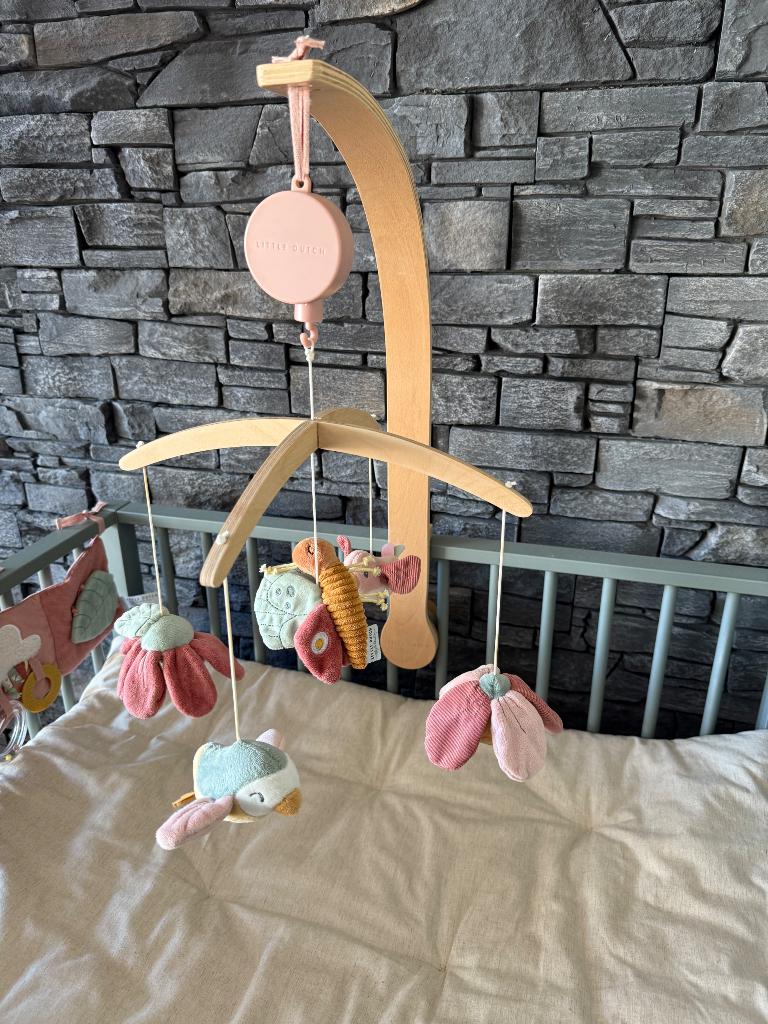 Little Dutch houten muziekmobiel ZGAN, Kinderen en Baby's, Ophalen, Zo goed als nieuw, Mobiel, Met geluid