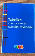 Tabellenboek voor bouw- en waterbouwkundigen, Ophalen of Verzenden, Zo goed als nieuw, R. Blok, Nederlands