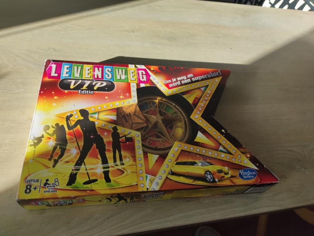 Levensweg VIP Editie Bordspel - Word een Superster!, 1027 Newport Ave, Pawtucket, RI 02861, USA, Ophalen of Verzenden, Zo goed als nieuw