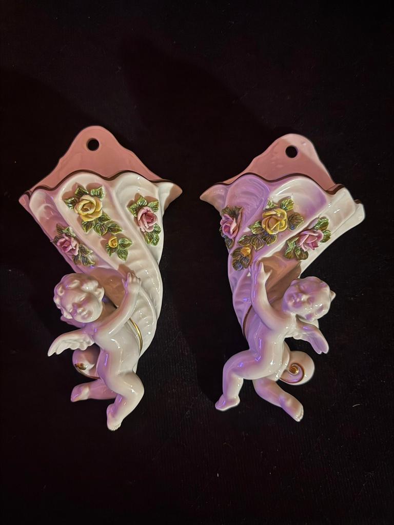 Dreden porseleinen muur consoles, Ophalen of Verzenden