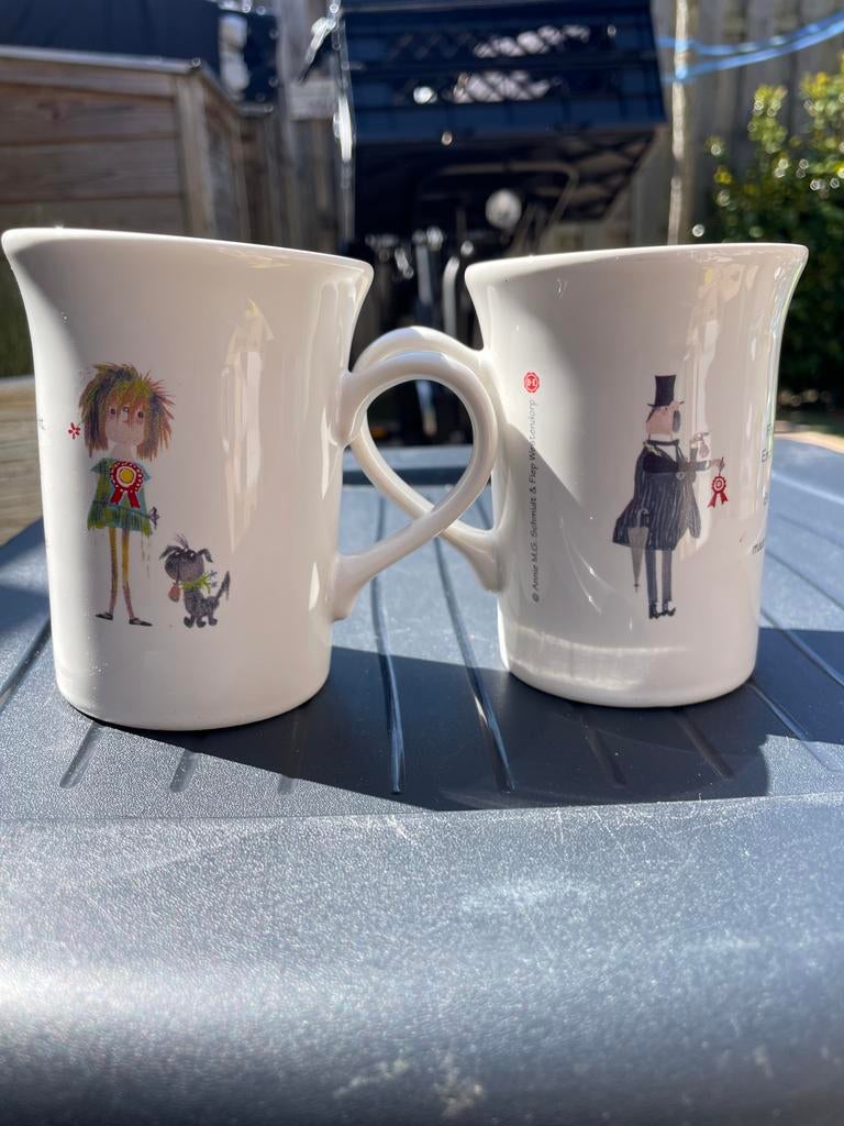 Floddertje mokken - Annie M.G. Schmidt & Fiep westendorp, Huis en Inrichting, Keramiek, Ophalen of Verzenden, Zo goed als nieuw