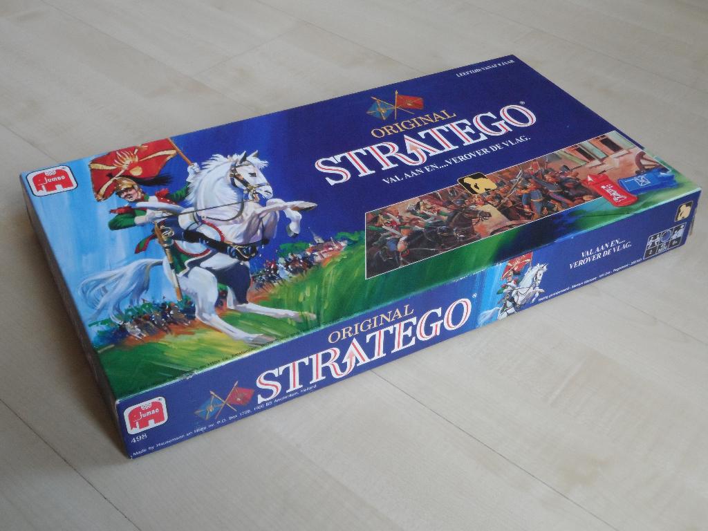 Stratego 1995 Jumbo 498 ronde pionnen Original, Hobby en Vrije tijd, Gezelschapsspellen | Bordspellen, Een of twee spelers, Ophalen of Verzenden