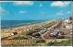Noordwijk aan Zee, Boulevard, auto's, strand, zee, vuurtoren, Verzenden, 1960 tot 1980, Gelopen, Zuid-Holland
