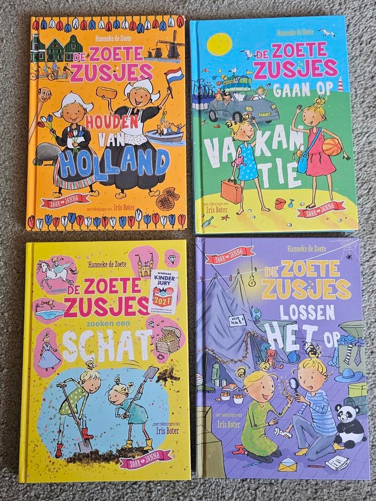 4 boeken van De Zoete Zusjes: Avontuurlijke bundel, Ophalen of Verzenden