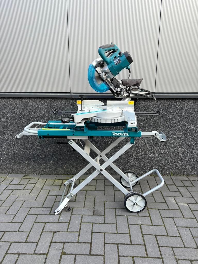 Nette Makita LS1018L radiaal afkortzaag verijdbaar onderstel, Ophalen, Gebruikt, Info@makita.nl, 70 mm of meer