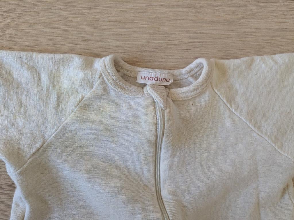 Unaduna wollen slaapzak - 100%schuurwol, Kinderen en Baby's, Ophalen of Verzenden, Gebruikt, Minder dan 70 cm, Slaapzak