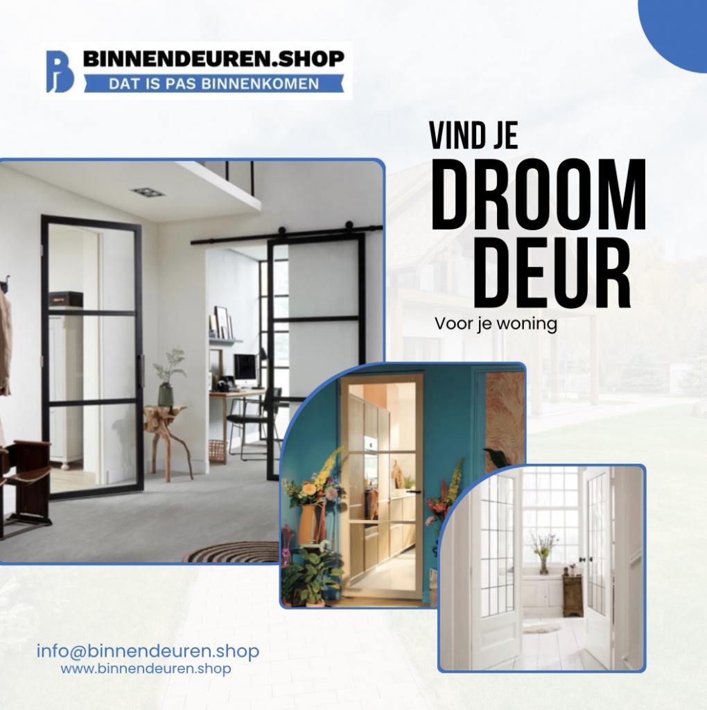 Moderne voordeur in hout | Strak design, Niet ingevuld, 80 tot 100 cm, Niet ingevuld, Nieuw