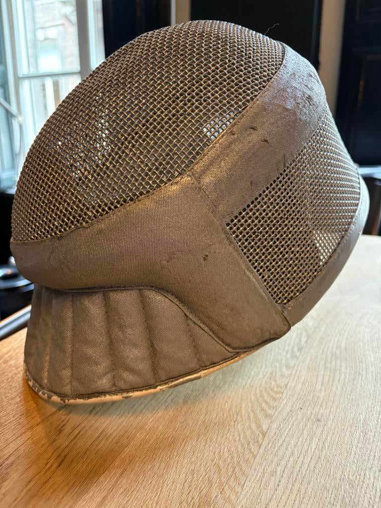Vintage schermmasker met degen, Sport en Fitness, Ophalen of Verzenden, Gebruikt, Schermen, Vechtsportbescherming