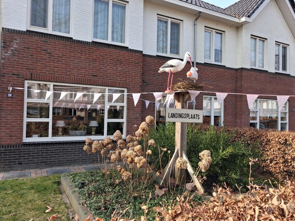 ooievaar landingsplaats te huur/ nijntje bord., Ophalen of Verzenden