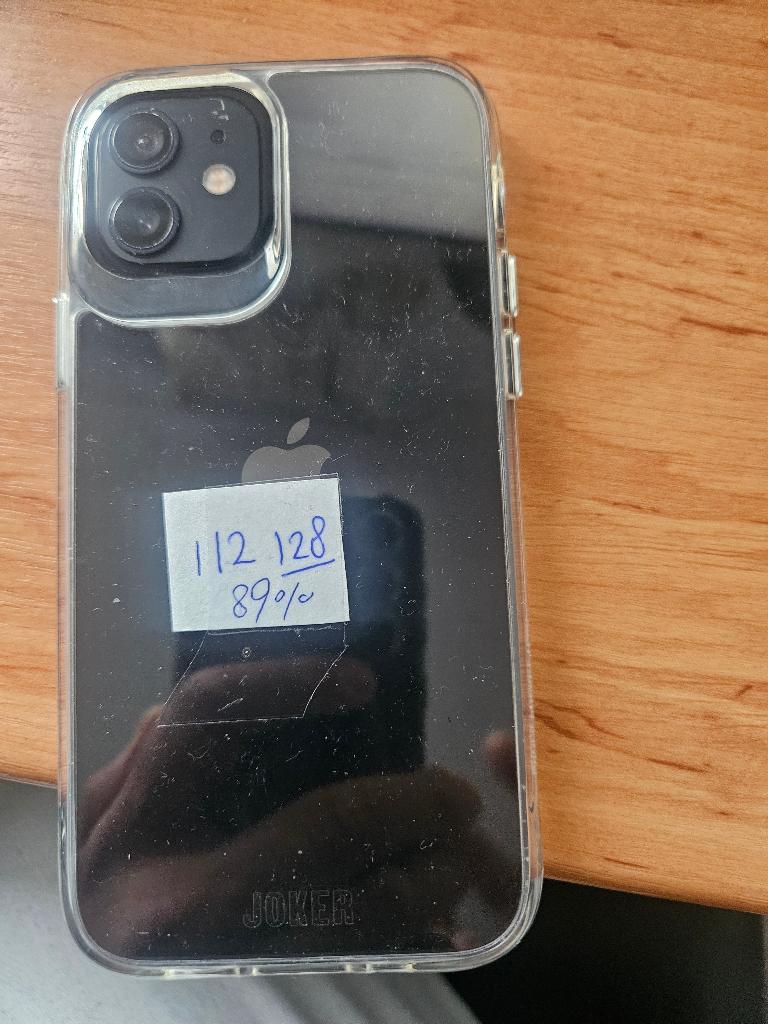 Apple iPhone 12 128/64GB met silicon hoes/usb kabel €180/160, Zwart, Ophalen of Verzenden, Zo goed als nieuw, IPhone 12