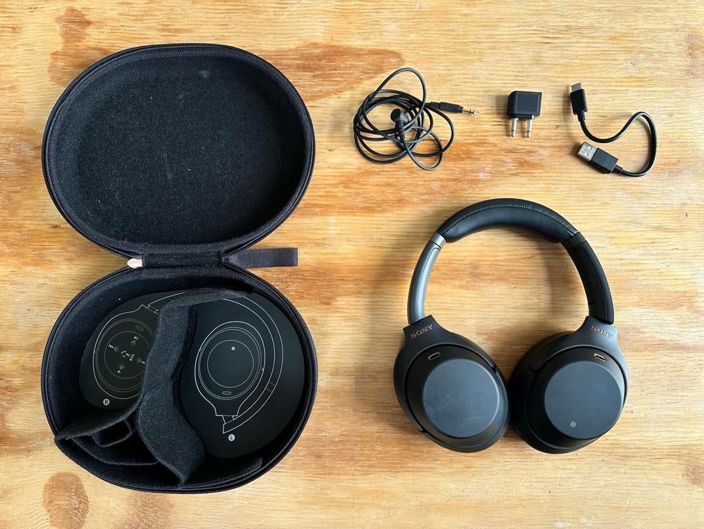 Sony WH-1000XM3 koptelefoon met alle accessoires, Audio, Tv en Foto, Koptelefoons, Gebruikt, Ophalen of Verzenden, Over oor (circumaural)