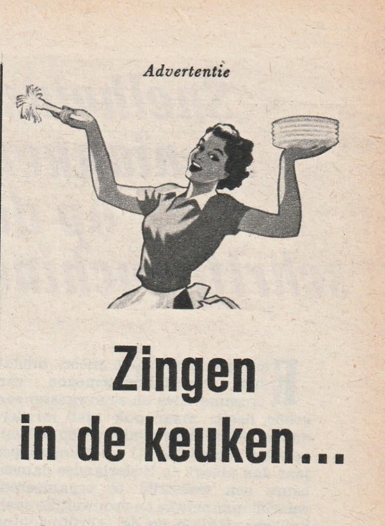 Retro reclame Castella Nijmegen vaatwas zingend, Verzamelen, Retro, Verzenden, Overige typen