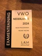 Examentraining VWO Nederlands, Boeken, Ophalen of Verzenden, Zo goed als nieuw, VWO, Nederlands