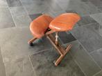 Ergonomische kniestoel, maar dan heel mooi, Huis en Inrichting, Ophalen, Bruin, Leer, Eén
