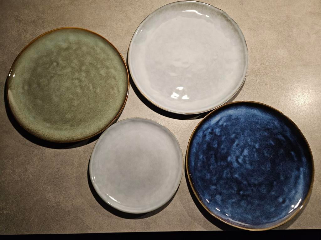 3x dinerbord en 1x ontbijtbord Xenos Toscane, Ophalen, Nieuw, Bord(en), Overige stijlen