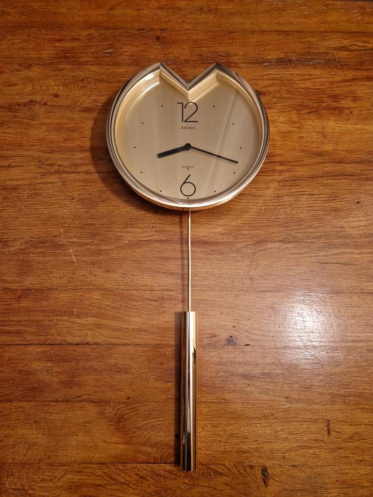 Vintage Seiko design wandklok, Ophalen of Verzenden, Zo goed als nieuw, Seiko, Wandklok
