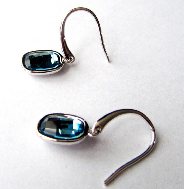 Prachtige Swarovski oorbellen Origineel, Nieuw, Sieraden, Tassen en Uiterlijk, Oorbellen, Nieuw, Hangers, Overige materialen, Zilver