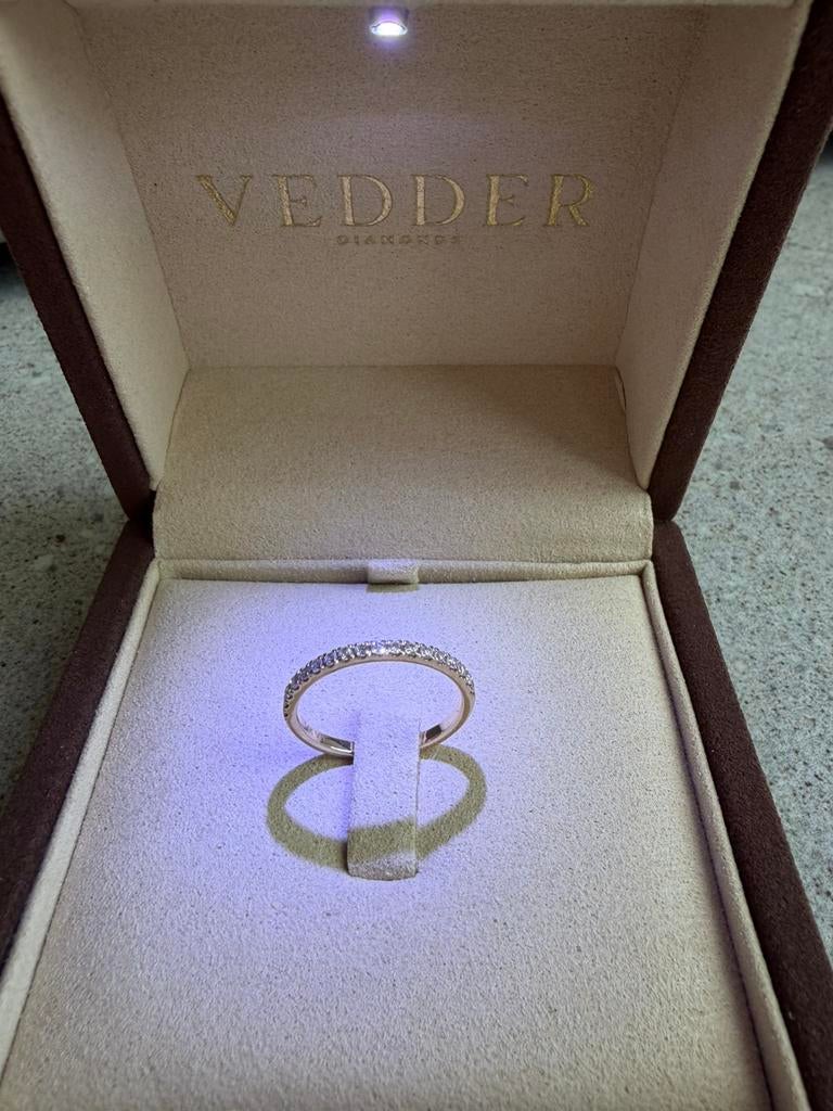 Diamanten ring Vedder Diamonds van Vedder & Vedder, Ophalen, Zo goed als nieuw