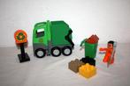 Duplo groene vuilniswagen set 4659 compleet, Ophalen of Verzenden, Zo goed als nieuw, Complete set, Duplo