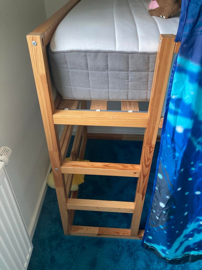 Ikea Kura bed met hemel, Ophalen, Gebruikt, Stapelbed