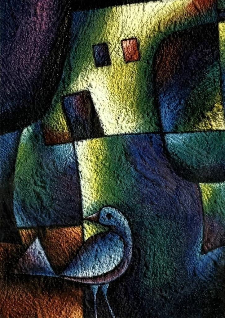 1381. Zeefdruk, Bauke Weistra - "de koperen tuin", 1999, Ophalen of Verzenden