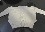 2 witte rompers maat 50, Ophalen of Verzenden, Zo goed als nieuw, Jongetje of Meisje, Nacht- of Onderkleding