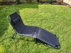 Opvouwbaar ligbed tuin, Ophalen, Zo goed als nieuw, Aluminium, Verstelbaar
