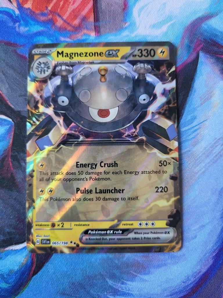 Magnezone EX - Scarlet Violet #065/198, Ophalen of Verzenden, Zo goed als nieuw