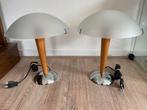 2 Ikea Kvintol lampen 2x mushroom lamp vintage, Huis en Inrichting, Lampen | Tafellampen, Ophalen of Verzenden, Gebruikt, Glas