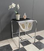 40 jaren chroom zwart bakeliet rek Robert Slezak boek doeken, Ophalen, Gebruikt, Overige typen, 50 tot 100 cm