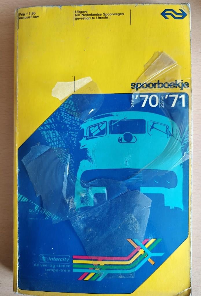 Spoorboekje '70-'71   - MOET WEG, Verzamelen, Ophalen of Verzenden, Zo goed als nieuw, Trein, Boek of Tijdschrift