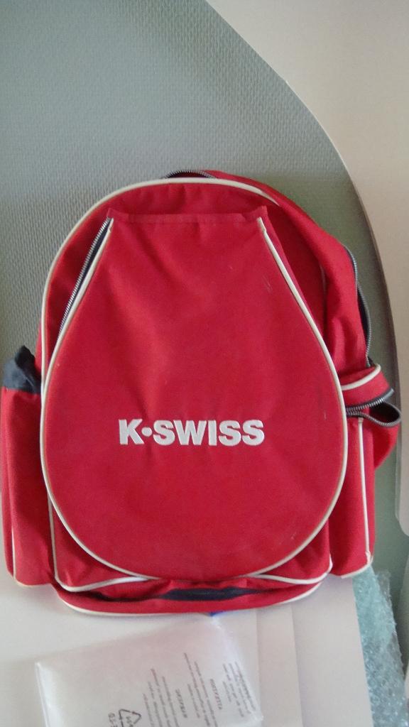 Tennis tas Kleur rood zgan, L2, K-Swiss, Ophalen of Verzenden, Zo goed als nieuw