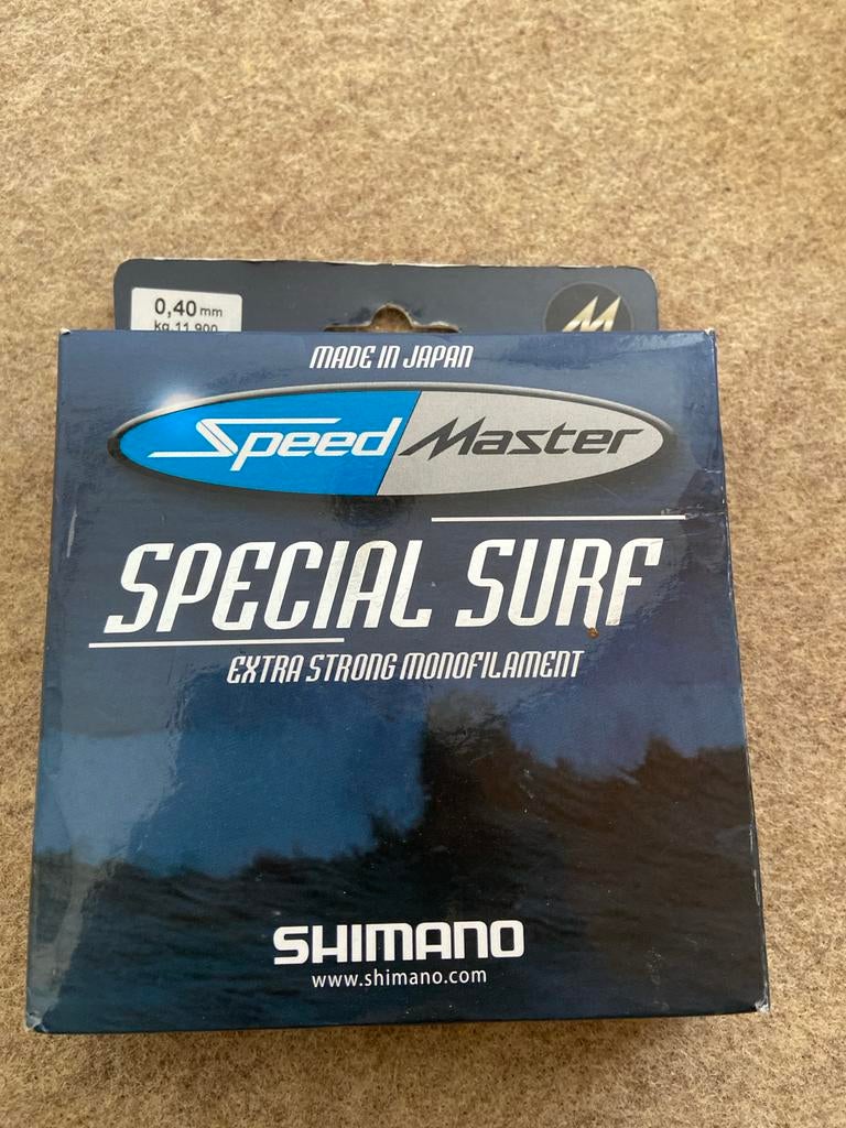 Shimano Speedmaster Special Surf vislijn 0.40mm 250m, Watersport en Boten, Ophalen of Verzenden, Gebruikt, Vislijn
