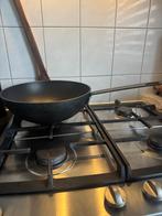 wok, Gebruikt, Aluminium, Ophalen of Verzenden, Keramische plaat