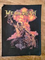 Megadeth nuclear peace 1987 vintage  back patch, Verzamelen, Ophalen, Nieuw, Gebruiksvoorwerp
