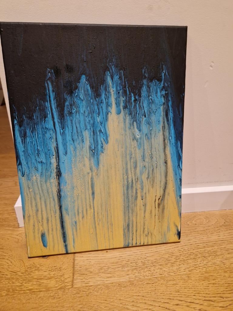 Zelfgemaakt Schilderij Van acrylverf, Ophalen of Verzenden